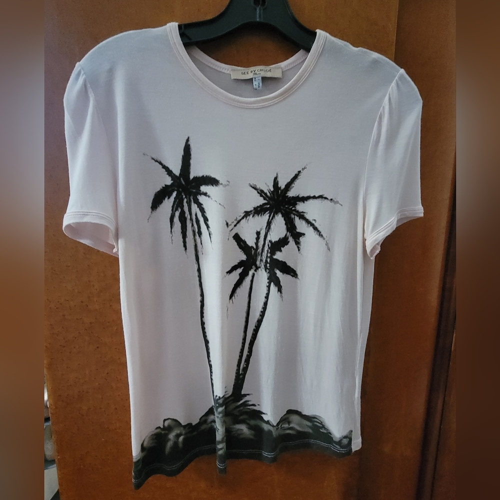 See By Chloe Paris Short Sleeve Tee
